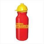 DA67850 20 OZ. Value Cycle Bottle With Safety Helmet Cap And Custom Imprint